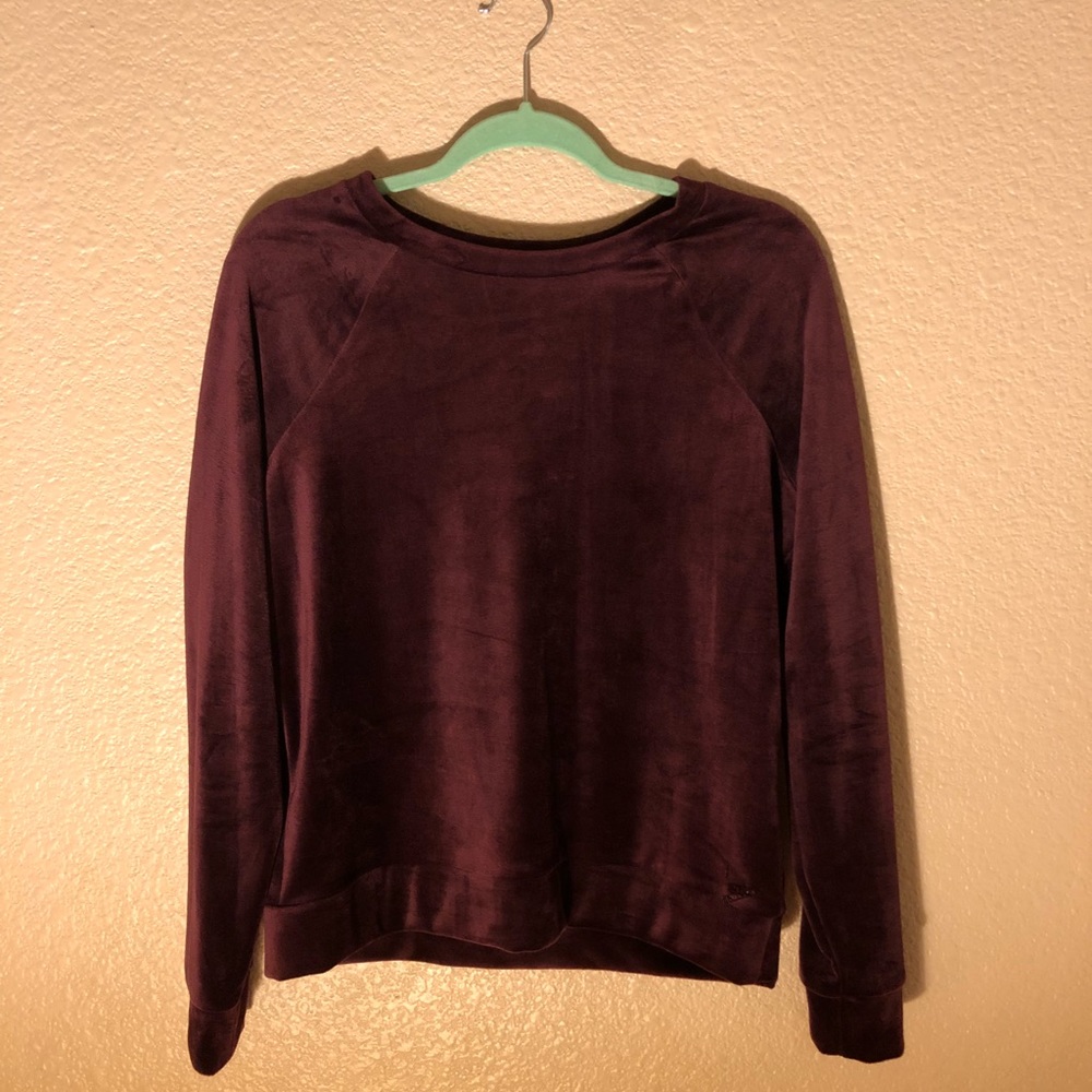 Velvet Crew Neck Sweater